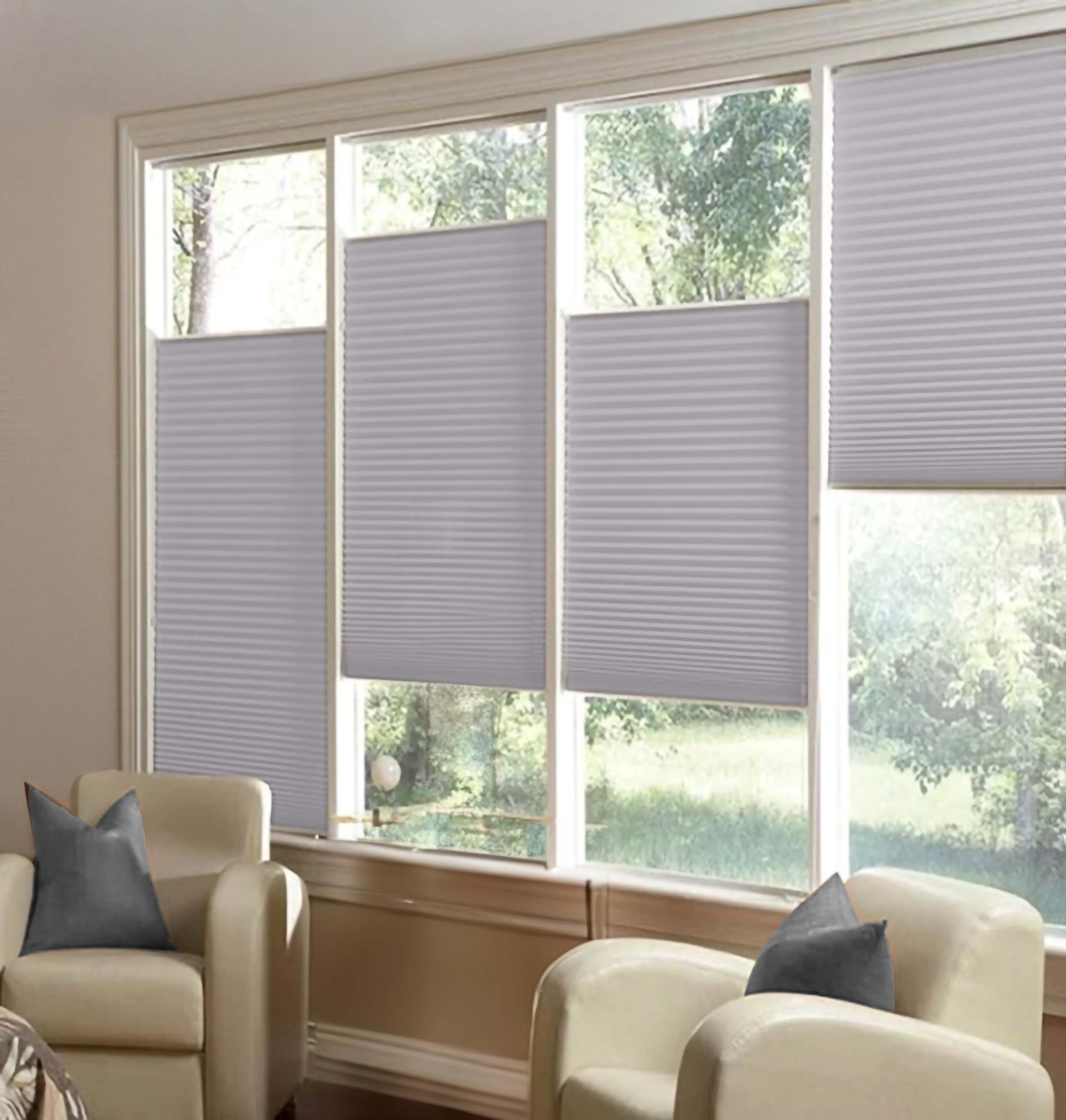 Light Berry | Ella Wabe Plissee | helllila | verdunkelnd