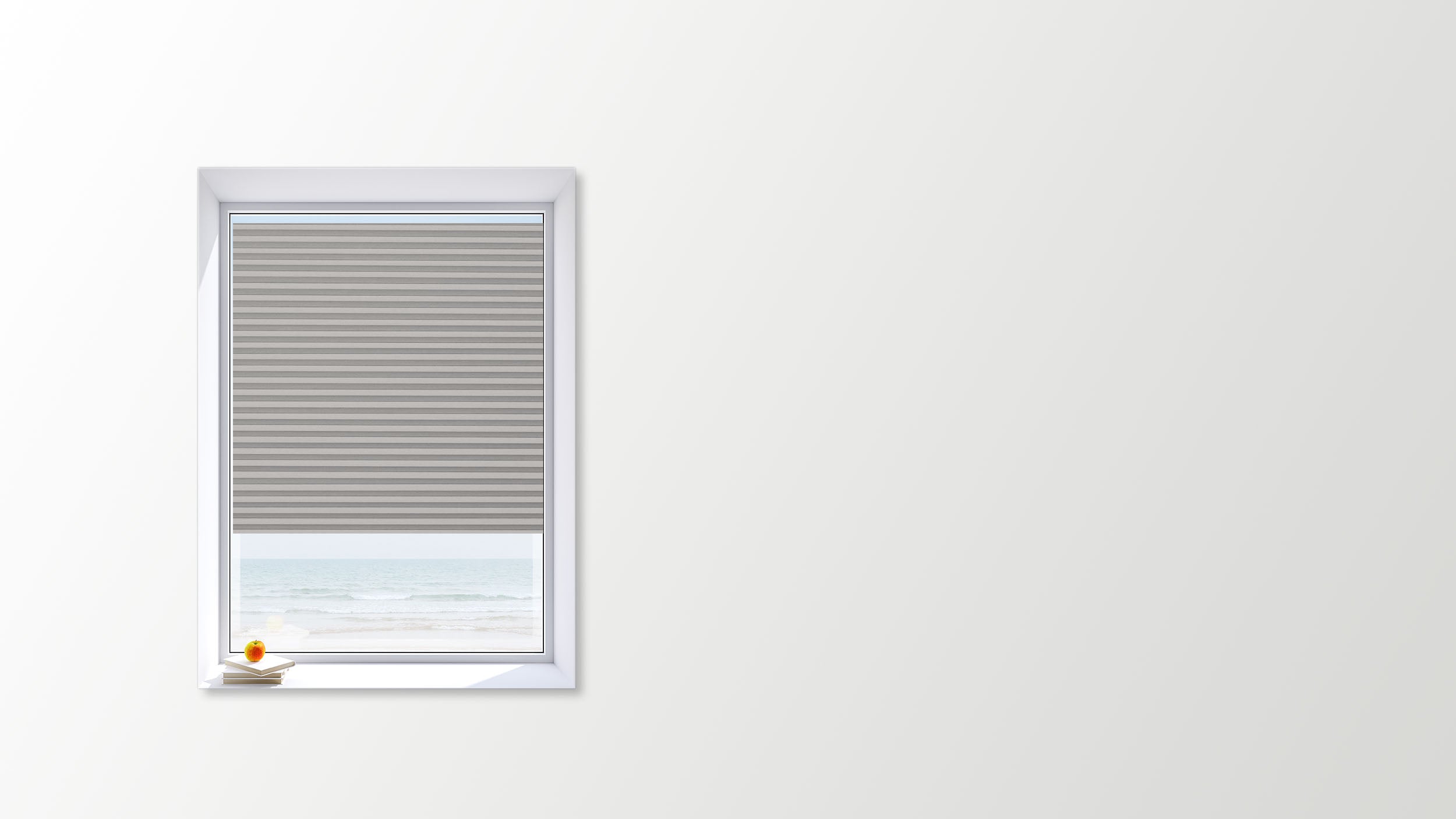 Desert Taupe | Ella Wabe Plissee | taupe | verdunkelnd