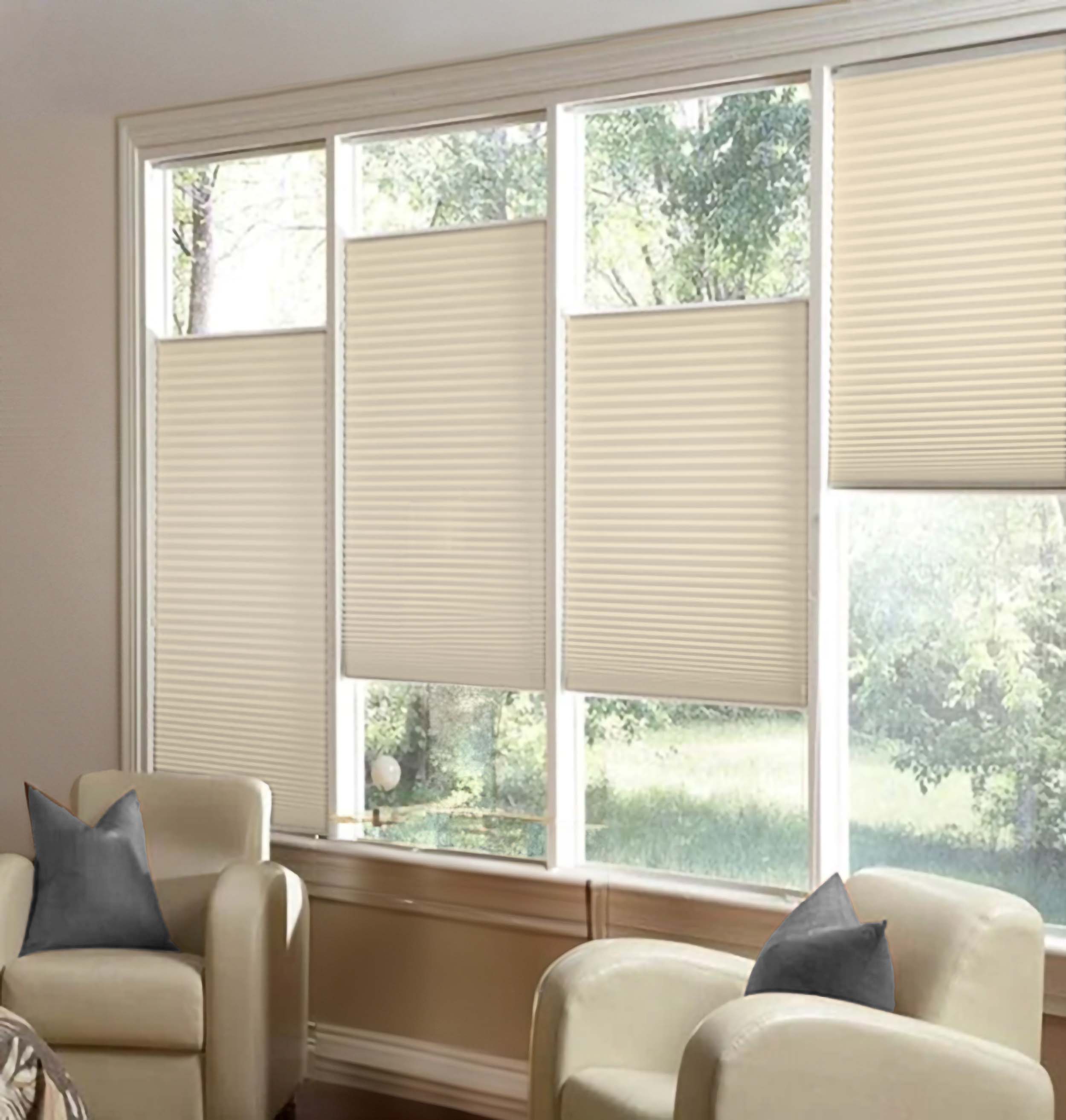 Sun Light | Ella Wabe Plissee | creme