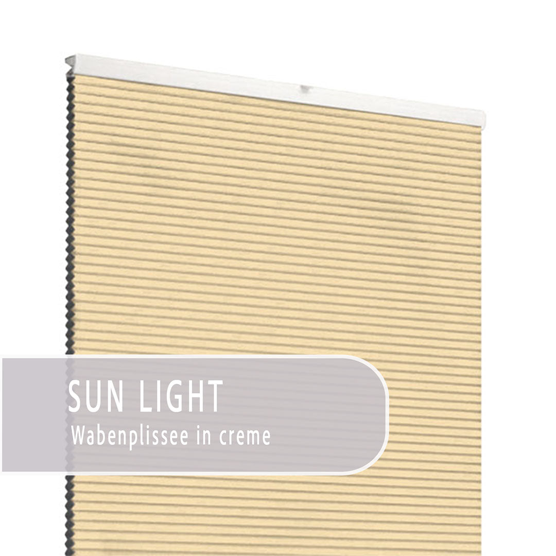 Sun Light | Ella Wabe Plissee | creme