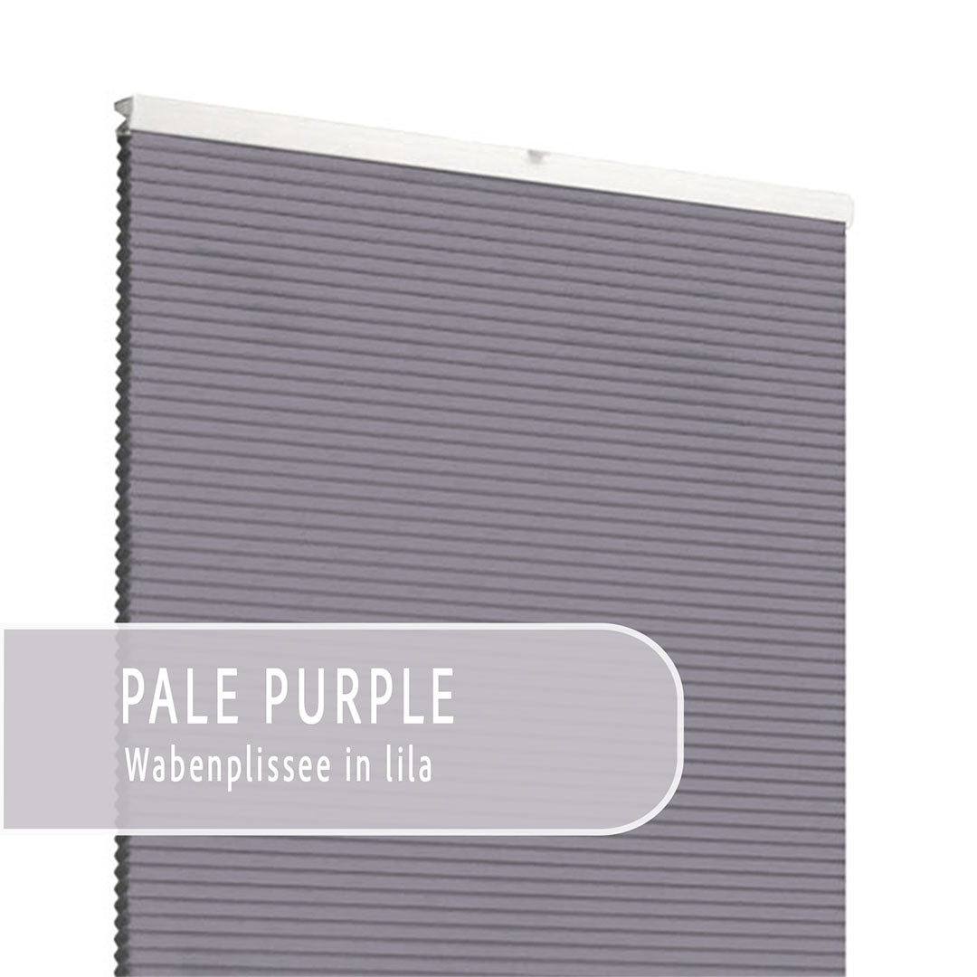 Pale Purple | Ella Wabe Plissee | lila | verdunkelnd