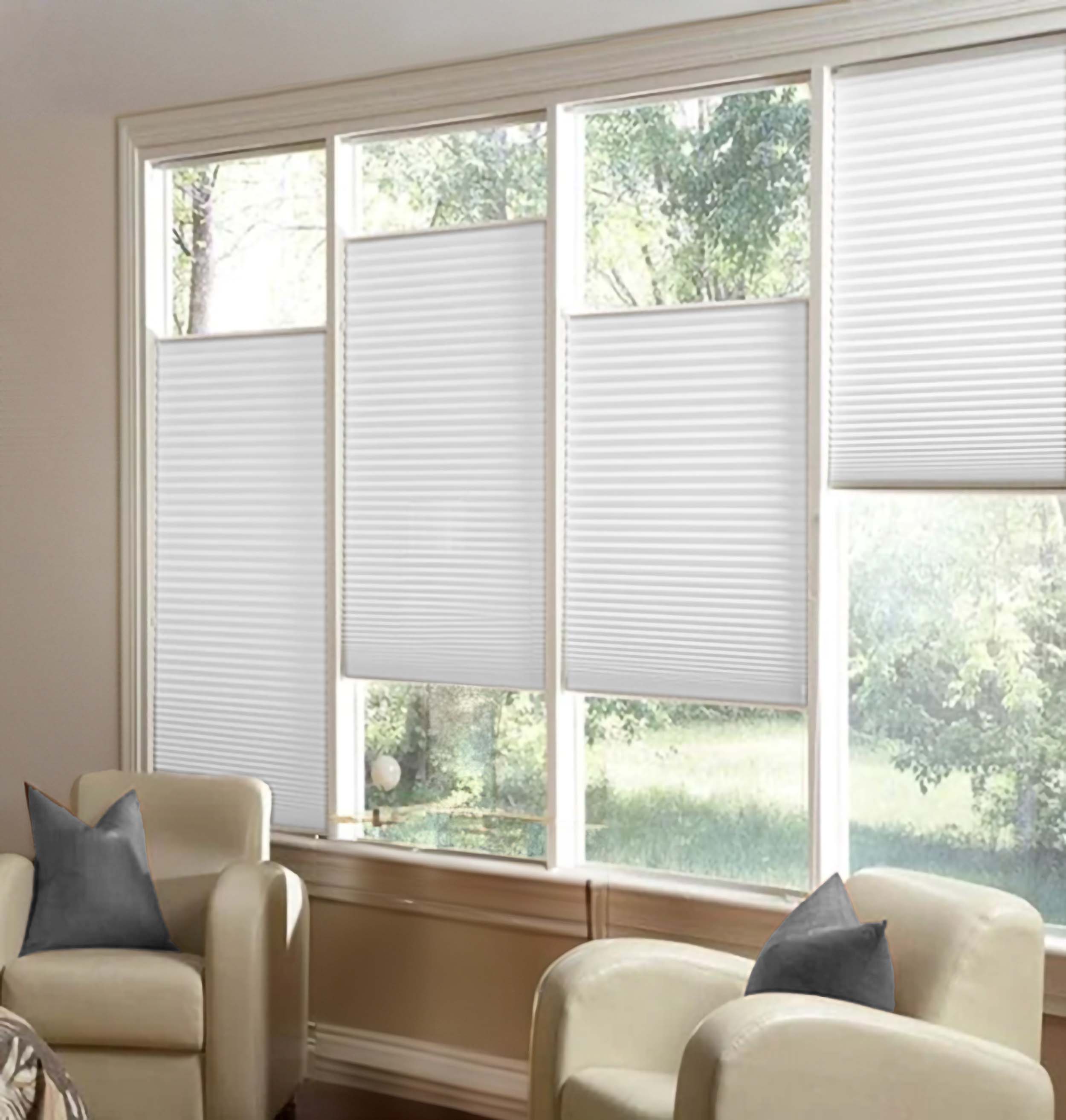 Blanc de Blanc | Ella Wabe Plissee | weiß