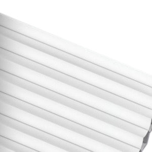 Blanc de Blanc | Ella Wabe Plissee | weiß | verdunkelnd