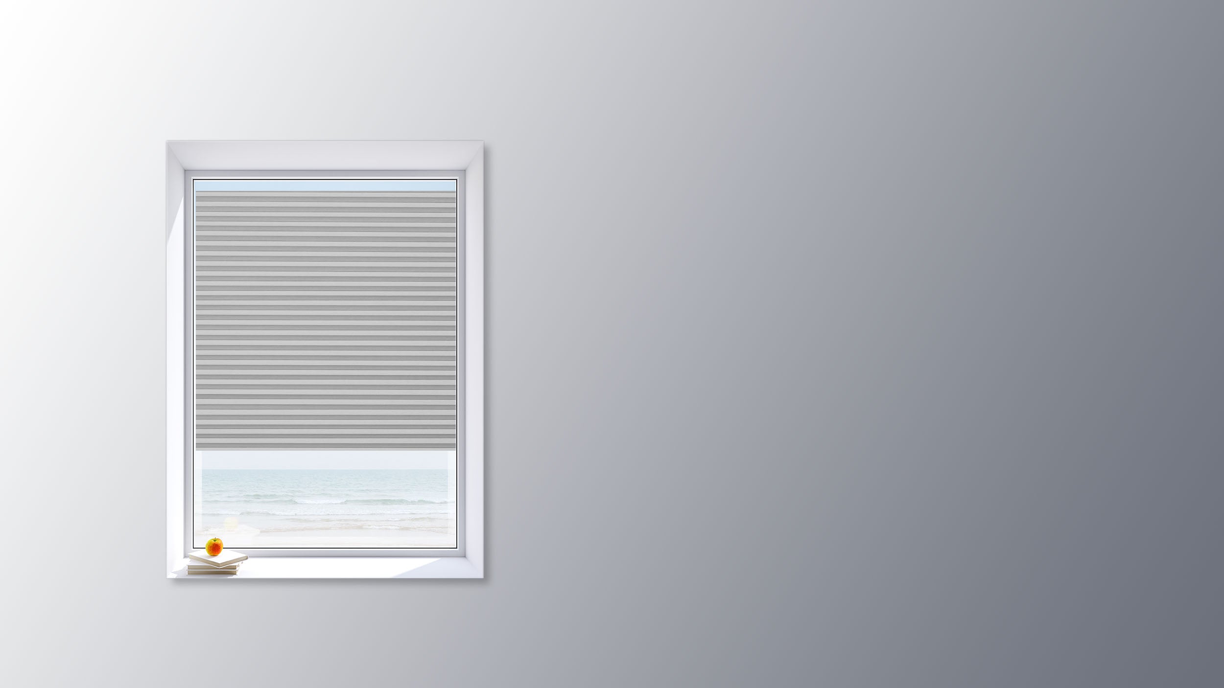 Vapor Gray | Ella Wabe Plissé | grijs