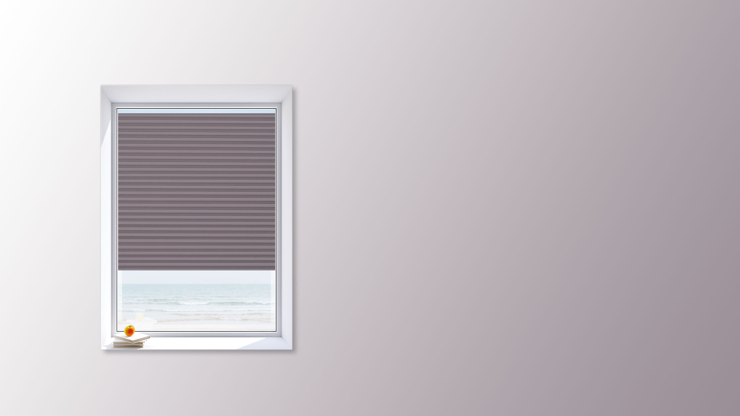 Pale Purple | Ella Wabe Plissee | lila | verdunkelnd