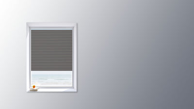 Moon Grey | Ella Wabe Plissee | grau