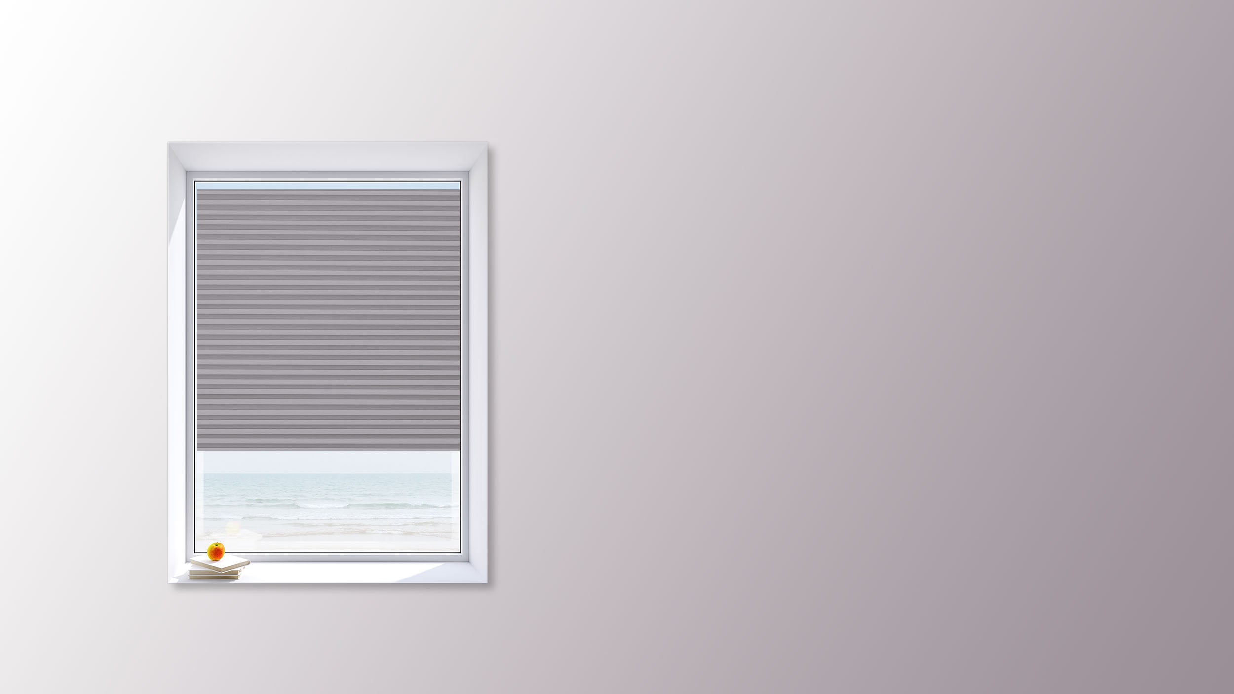 Light Berry | Ella Wabe Plissee | helllila | verdunkelnd