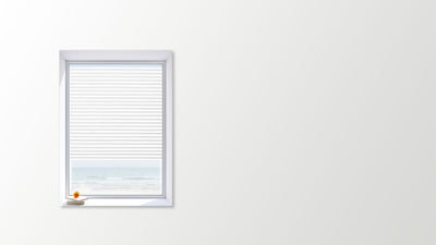 Ella Wabenplissee - Blanc de Blanc - weiß