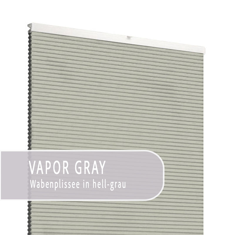 Vapor Grey | Ella Wabe Plissé | grijs Meta