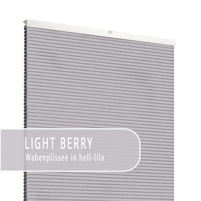 Light Berry | Ella Wabe Plissee | helllila | verdunkelnd