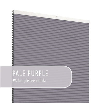 Pale Purple | Ella Wabe Plissee | lila | verdunkelnd