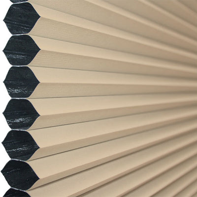 Sun Light | Ella Wabe Plissee | creme | verdunkelnd