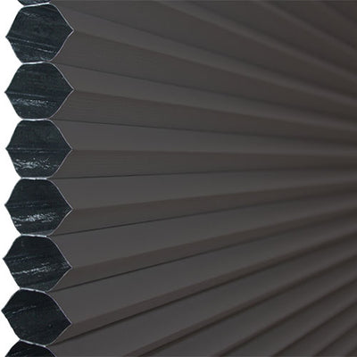 Moon Grey | Ella Wabe Plissee | grau | verdunkelnd